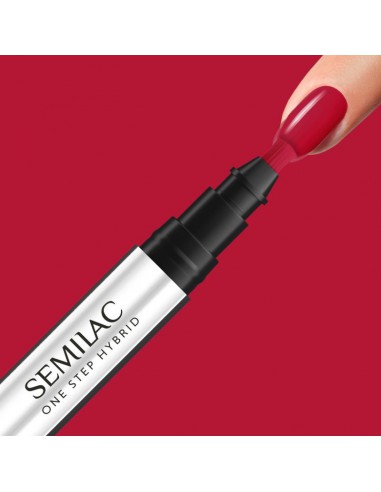 SEMILAC S-550 ONE STEP HYBRID MARKER PURE RED 3 ML