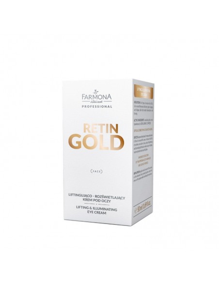 FARMONA RETIN GOLD KREM POD OCZY LIFT.-ROZŚ.50ML.