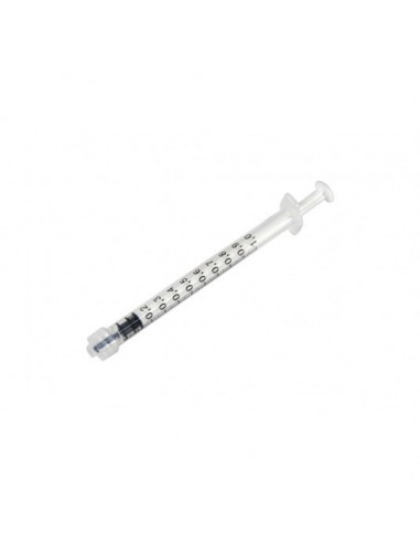 HA. STRZYKAWKI 3-CZĘŚCIOWE BD LUER-LOK 1ML.10SZT