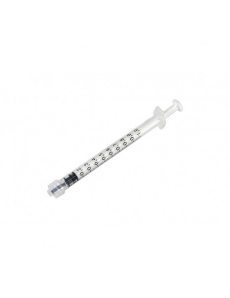 HA. STRZYKAWKI 3-CZĘŚCIOWE BD LUER-LOK 1ML.10SZT