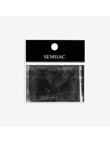 SEMILAC FOLIA TRANSFEROWA 06 BLACK LACE