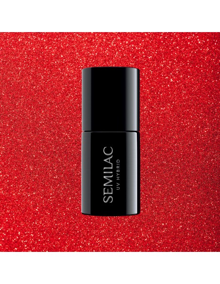 SEMILAC 346 CHIC RED GLITER 7ML