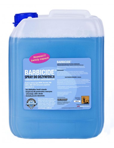 BARBICIDE Spray do dezynfekcji wszystkich powierzchni zapachowy - uzupełnienie 5l