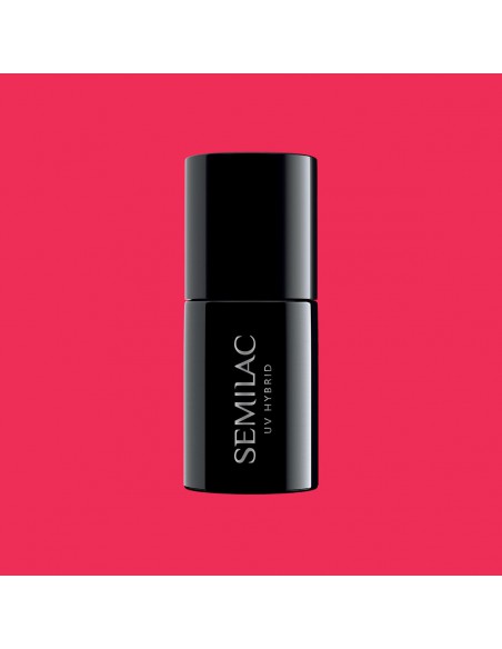 SEMILAC 571 LAKIER HYBRYDOWY NEON STRAWBERRY 7 ML