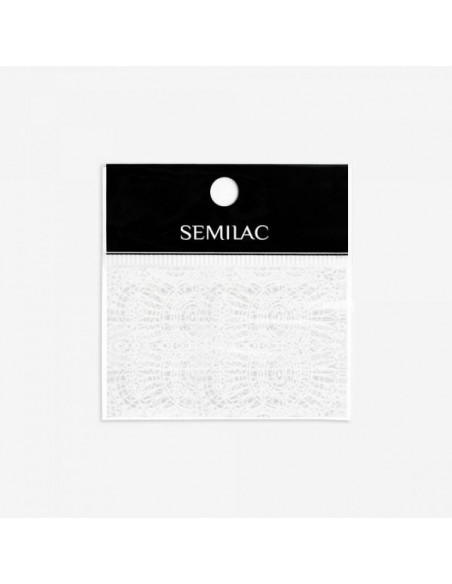 SEMILAC FOLIA TRANSFEROWA 16 WIHTE LACE