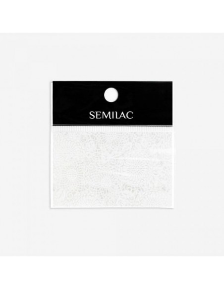 SEMILAC FOLIA TRANSFEROWA 14 WIHTE LACE