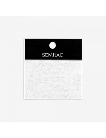 SEMILAC FOLIA TRANSFEROWA 15 WIHTE LACE