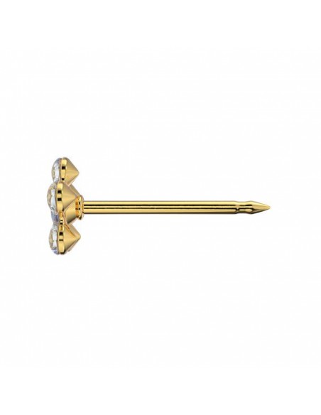 STUDEX 7511-6049 STOKROTKA SZAFIR BRYLANTY ZŁOTA
