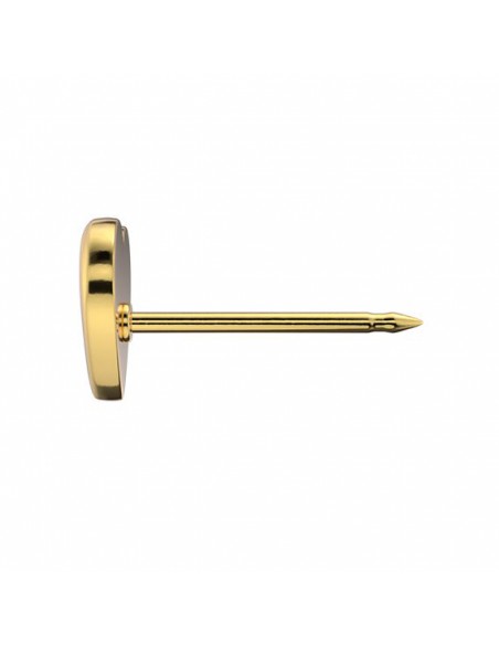 STUDEX 7523-3567 CZERWONE SERDUSZKO W ZŁOTEJ OPRAW