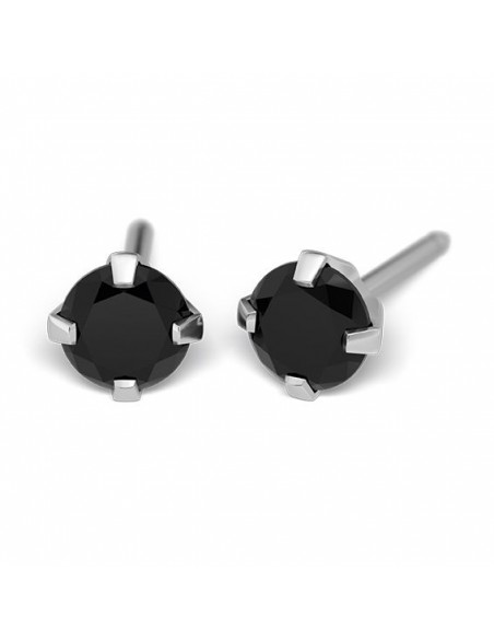 STUDEX 7522-0160 4mm CZARNA CUBIC ZIRCONIA