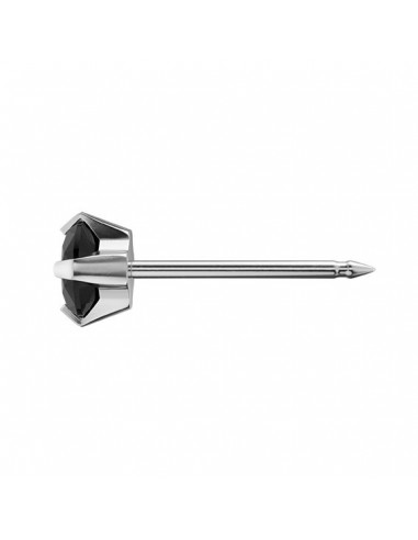 STUDEX 7522-0160 4mm CZARNA CUBIC ZIRCONIA