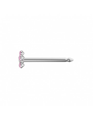 STUDEX 7582-6015 BABY STOKROTKA KRYSZ.RÓŻ SREBRNE