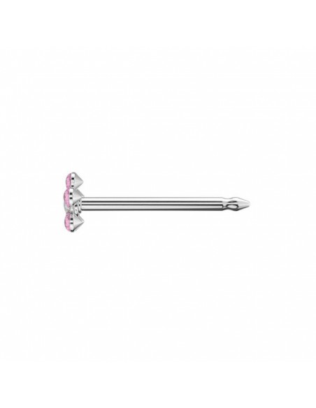 STUDEX 7582-6015 BABY STOKROTKA KRYSZ.RÓŻ SREBRNE