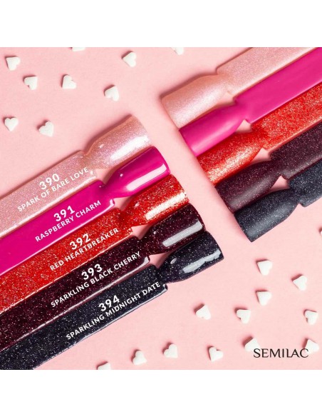 SEMILAC 393 LAKIER H SPARKLING BLACK CHERRY 7ML.