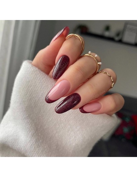 SEMILAC 393 LAKIER H SPARKLING BLACK CHERRY 7ML.