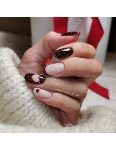 SEMILAC 393 LAKIER H SPARKLING BLACK CHERRY 7ML.