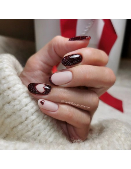 SEMILAC 393 LAKIER H SPARKLING BLACK CHERRY 7ML.
