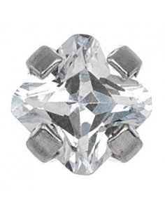 STUDEX 7522-0400 CUBIC ZIRCONIA PRINCESS CUT