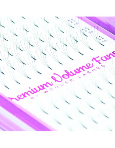 WONDER LASHES RZĘSY PREMIUM VOLUME 4D C 0,07 DŁ.8