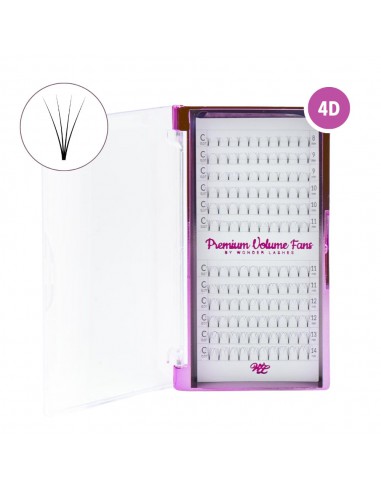 WONDER LASHES RZĘSY PREMIUM VOL. 4D C 0,07 DŁ.14*