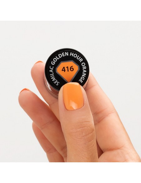 SEMILAC 416 GOLDEN HOUR ORANGE 7ML.