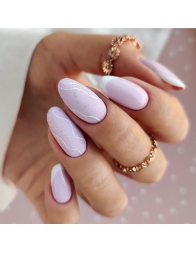 SEMILAC TOP T27 NO WIPE MATTE VIOLET GALAXY 7 ML