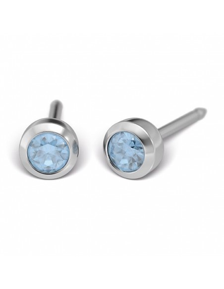 STUDEX 7512-0203 3mm AQUAMARYN W OPRAWIE SREBRNEJ