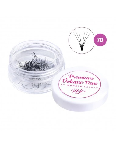 Wonder Lashes Premium Volume Fans 7D Słoik C 0,07 Długość 11