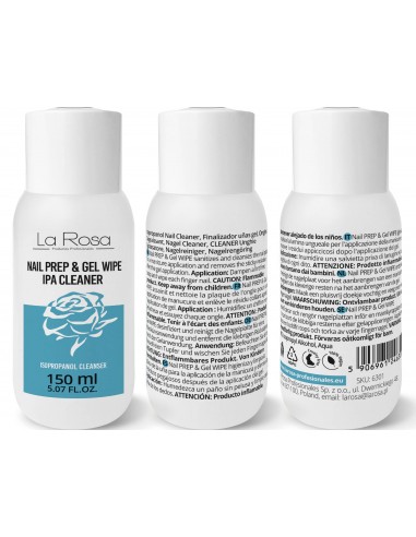 La Rosa Nail Prep & Gel Wipe Ipa Cleaner 150 ml