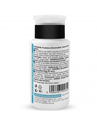 La Rosa Nail Prep & Gel Wipe Ipa Cleaner 190 ml