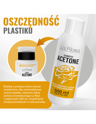 La Rosa Pure Aceton 190 ml pump
