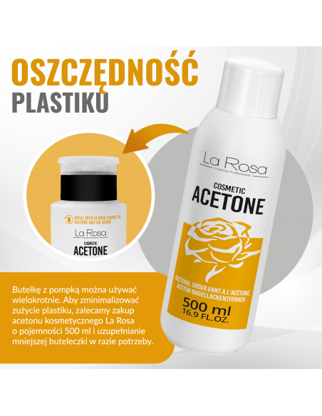 La Rosa Pure Aceton 190 ml pump