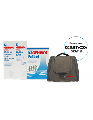 Gehwol Zestaw do pielęgnacji stóp + kosmetyczka