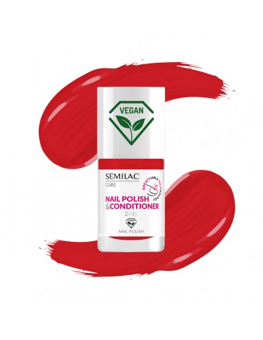 Semilac 016 Lakier Klasyczny z Odżywką 2w1 7 ml.