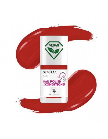 Semilac 017 Lakier Klasyczny z Odżywką 2w1 7 ml.