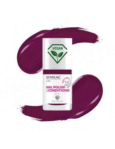 Semilac 026 Lakier Klasyczny z Odżywką 2w1 7 ml.