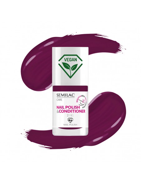 Semilac 026 Lakier Klasyczny z Odżywką 2w1 7 ml.