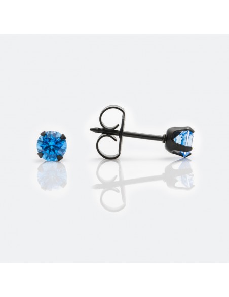 Studex 7517-0170 Cubic Zirconia 4 mm Niebieska Cyrkonia