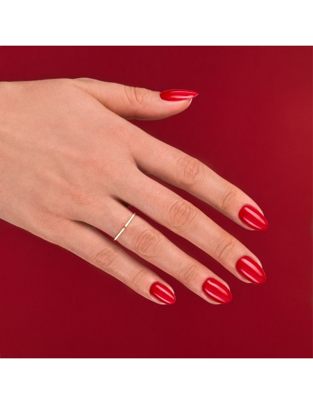 Semilac 025 Glitter Red 7 ml.