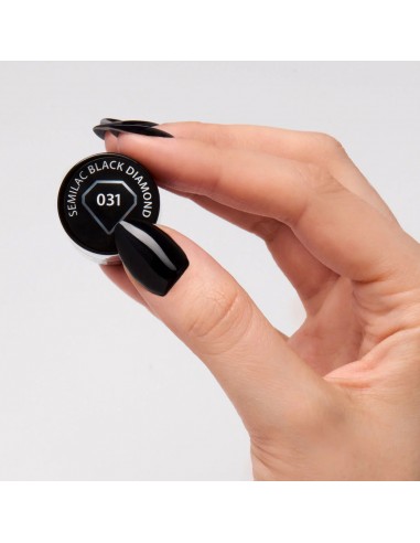 Semilac 031 Pure Black 7 ml.