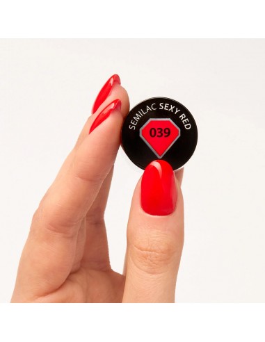 Semilac 039 Sexy Red 7 ml.