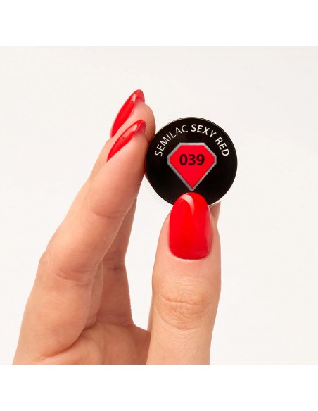 Semilac 039 Sexy Red 7 ml.