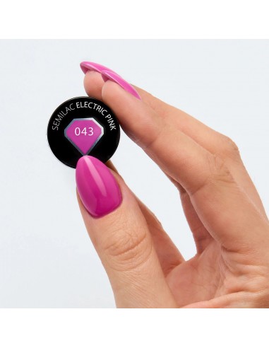 Semilac 043 Electric Pink 7 ml.