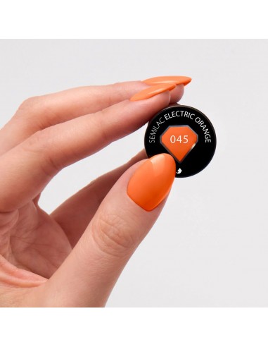 Semilac 045 Electric Orange 7 ml.