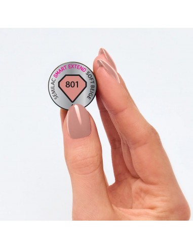 Semilac 801 Smart Extend Soft Beige 7 ml.