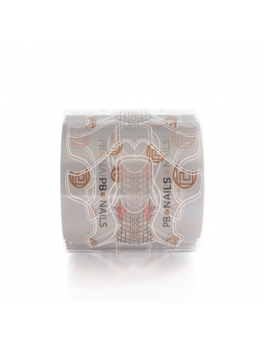 PB Nails Clear Nail Forms Rolka 300 Szt.