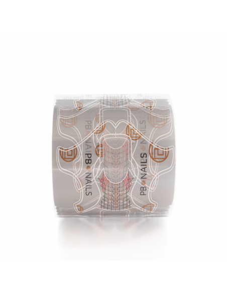 PB Nails Clear Nail Forms Rolka 300 Szt.
