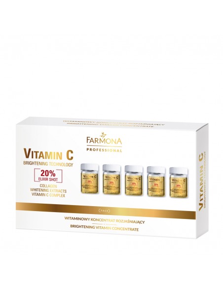 Farmona Vitamin C Witaminowy Koncentrat Rozjaśniający 5x5 ml.