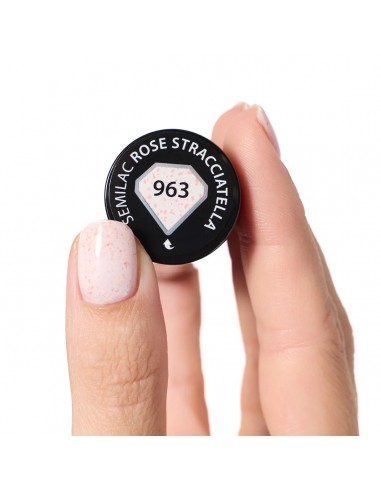 Semilac 963 Rose Stracciatella 7 ml.