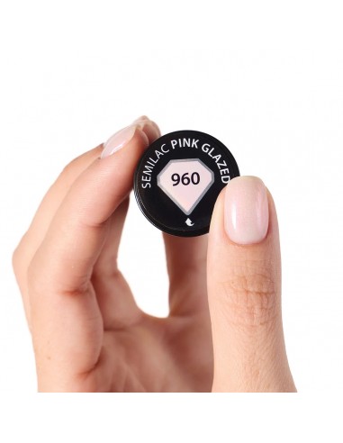 Semilac 960 Pink Glazed 7 ml.